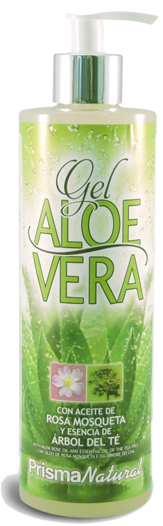 Prisma Natural Gel aloe vera + rosa mosqueta + arbol del te 500ml
